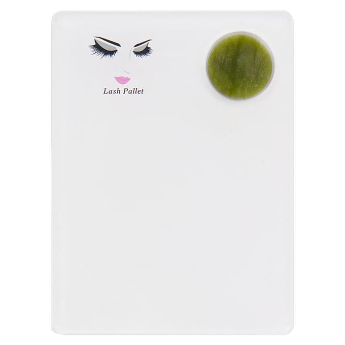 Plaque d'extension de cils en pierre de Jade acrylique, plateau de greffage, porte-cils, palette de colle, support, outils de maquillage