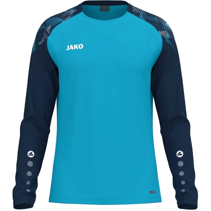 Jako Sonic Longsleeve Kinderen - Aqua / Marine | Maat: 128
