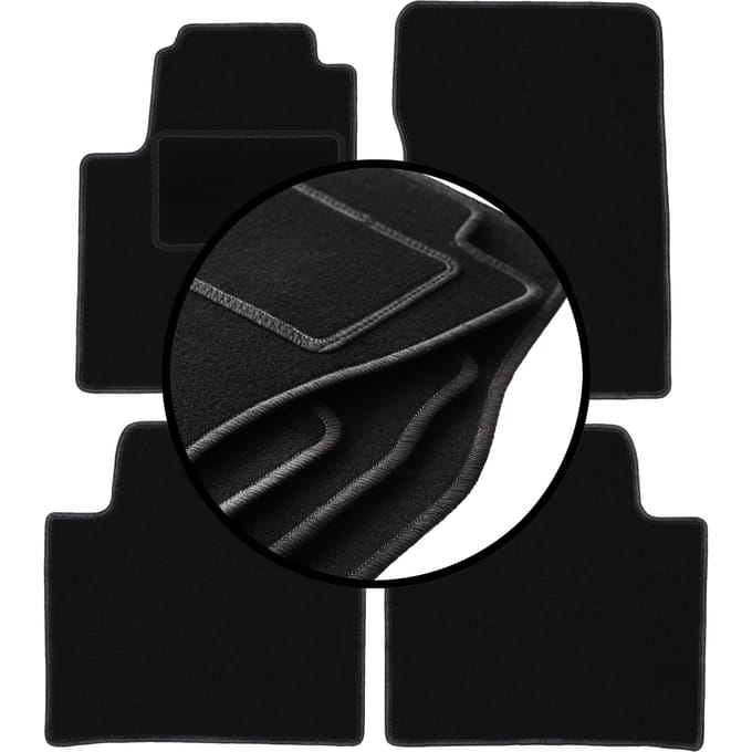 Complete set veloursmatten voor: SsangYong Rexton II SUV (2017-)