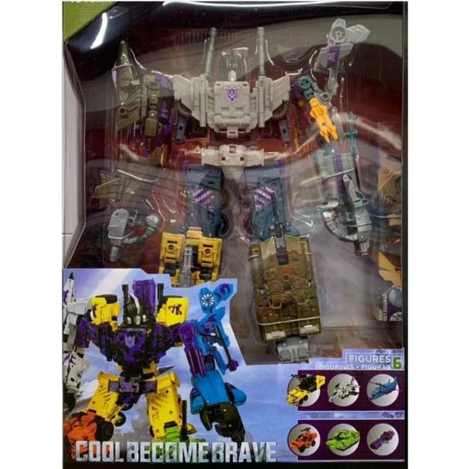 Transformeer Robot Speelgoed HZX Defensor Bruticus Superion Devastator IDW 5 IN 1 6 IN 1 EEN ZONDER DOOS Sets Actiefiguur KO 6in1