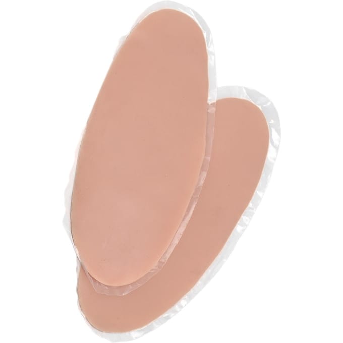 Siliconen Kuitvullers Zelfklevende Kuitcorrector Herbruikbare Siliconen Kuitverbergingspad voor Scheve L beige
