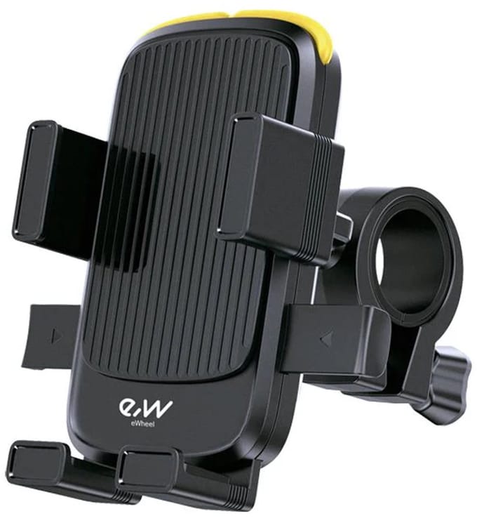 EWheel Mobiele telefoonhouder / gsmhouder met elastische beveiliging voor fietsen-steps