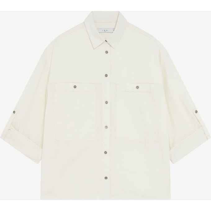 IRO Paris Vitos Shirt Natural White Taglia: 40 | Magliette intime Outlet | Donna | Bianco