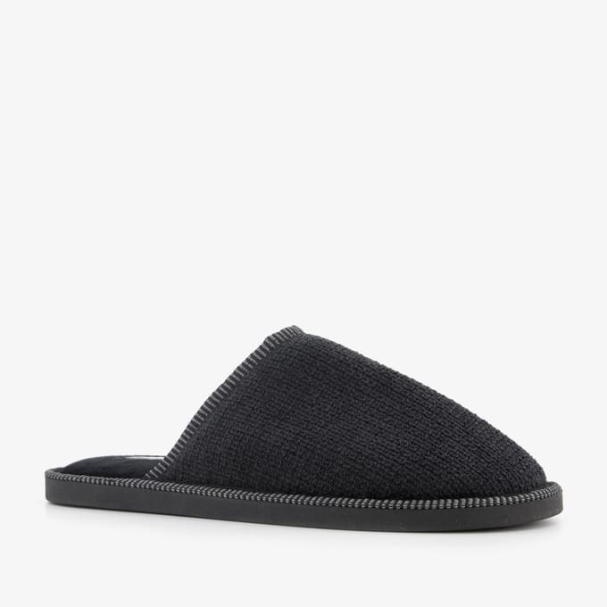Thu!s heren instap pantoffels zwart - Maat 41 - Sloffen