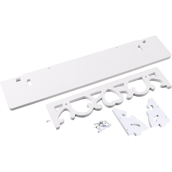 Witte Holle Zwevende Plank Muur Winkel Boekenkast Display Plank Meubels white