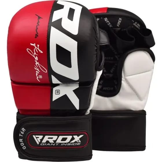RDX Sports T6 Plus - MMA Handschoenen - Training - Sparring - Blauw - Maat M