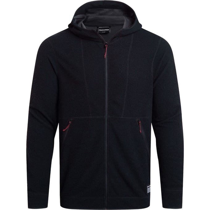 Craghoppers Heren Compresslite Capuchon Fleece Jacket (Zwart)