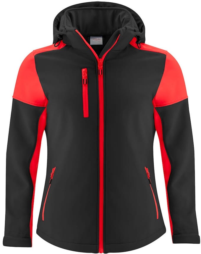 Printer PRIME SOFTSHELL PRIME LADY 2261066 - Zwart/Rood - M