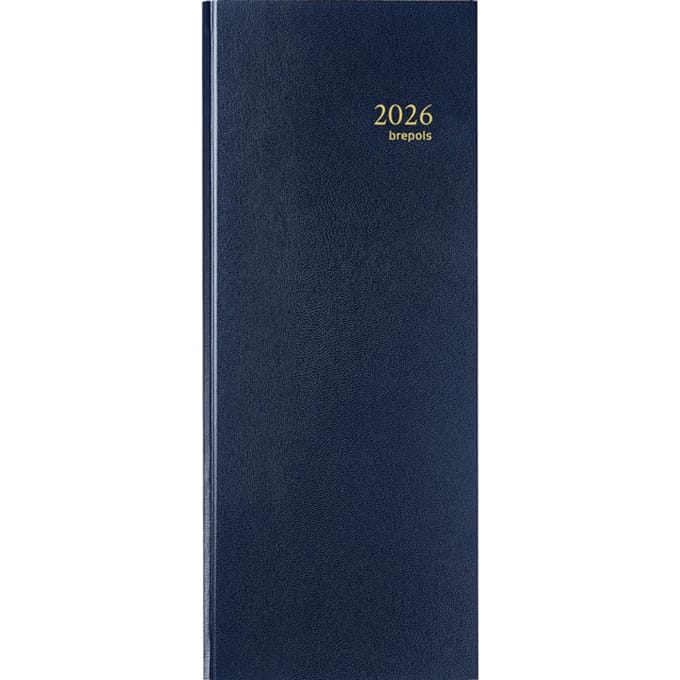 Agenda 2027 Brepols Saturnus Lima 1dag/1pagina blauw