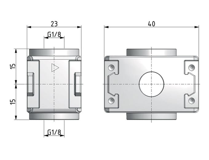 Distributeur G1/4 2700 l/min Multifix 0