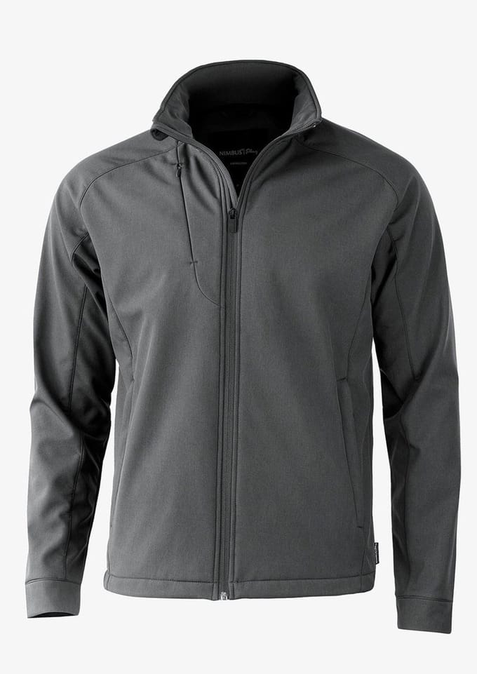 Nimbus Livingston heren softshell stretch softshell jas jack | Grijs | Maat L