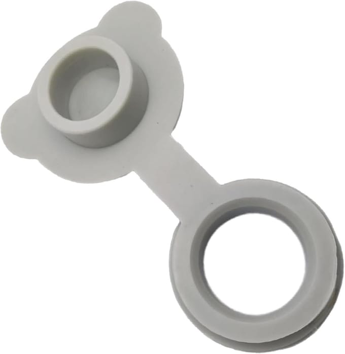 Badstopper - Afvoerplug - Water vasthouden - Universele pasvorm - 25 cm diameter - Grijs