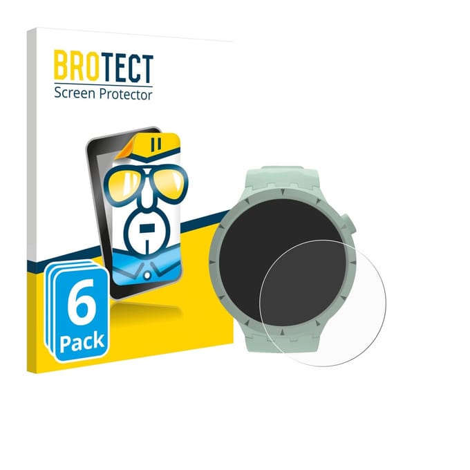 BROTECT - Screenprotector voor Swatch Big Bold Bioceramic - Folie Beschermfolie transparant 6 Stuks