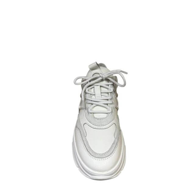 Poelman JANA Dames Sneakers - Wit met combinatie