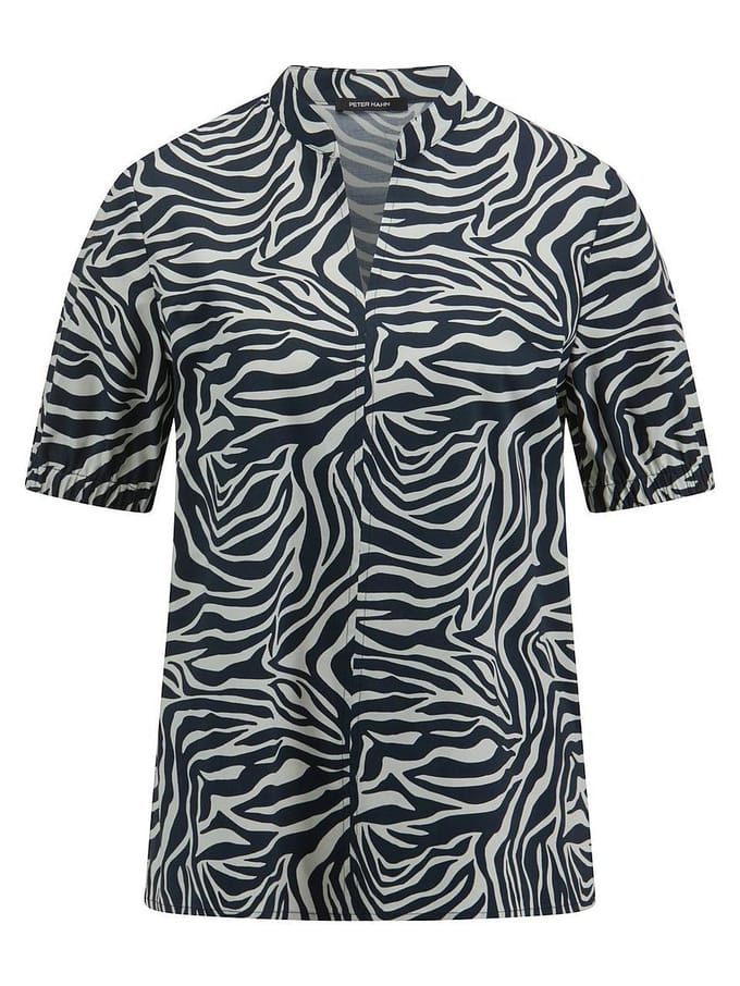 Blouse Van Peter Hahn blauw