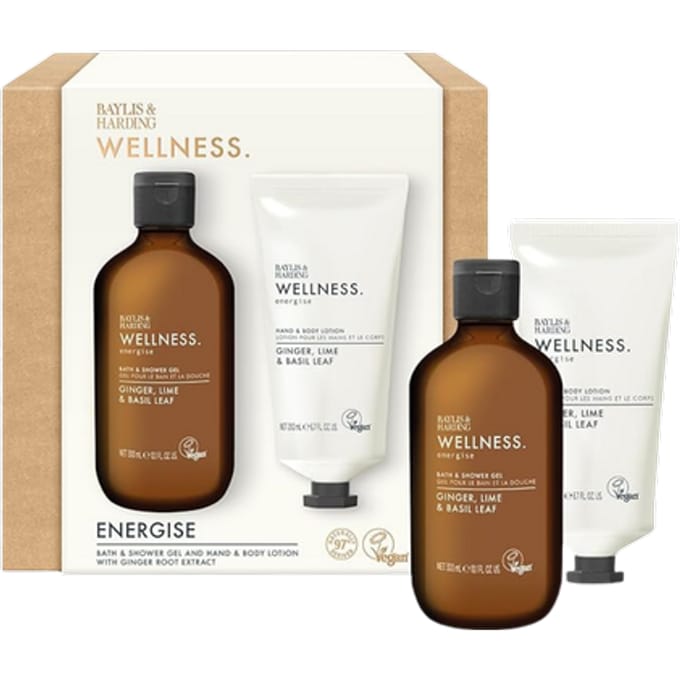 Baylis & Harding Wellness Energise Body Care Cadeauset – 2 stuks
