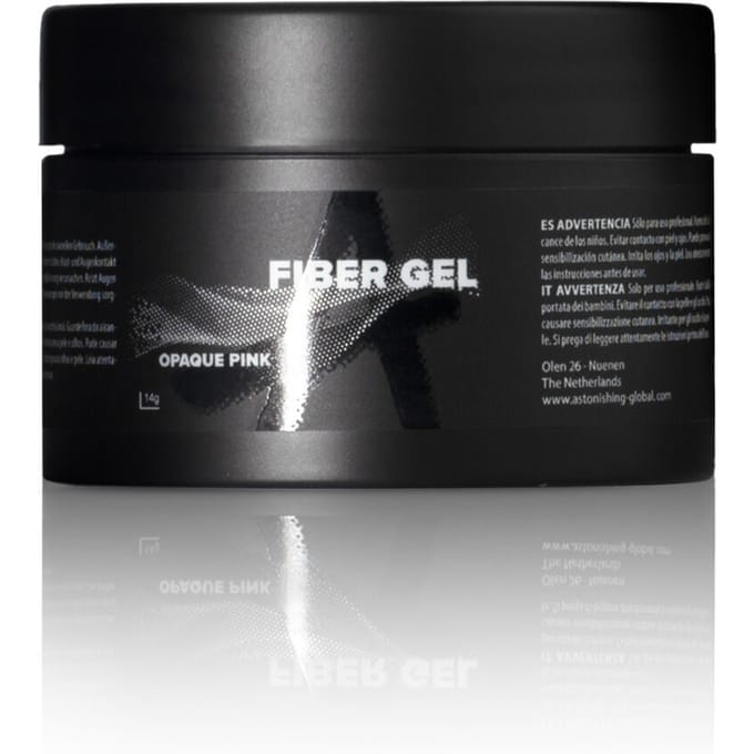 Astonishing Fiber Gel Opaque Pink 14gr