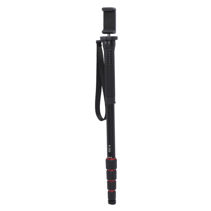 Camera Monopod Aluminiumlegering Uitschuifbaar 5 Secties 38 inch Schroefdraadgat 11lb Draagvermogen Telefoon