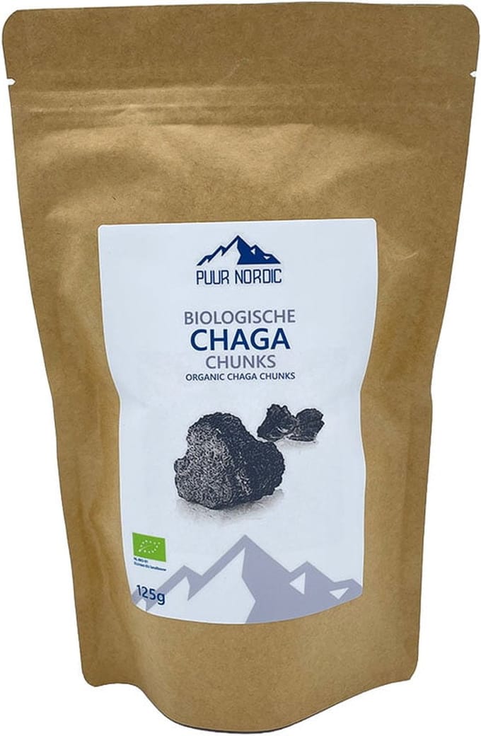 Biologische Chaga Chunks 250g-Puur Nordic
