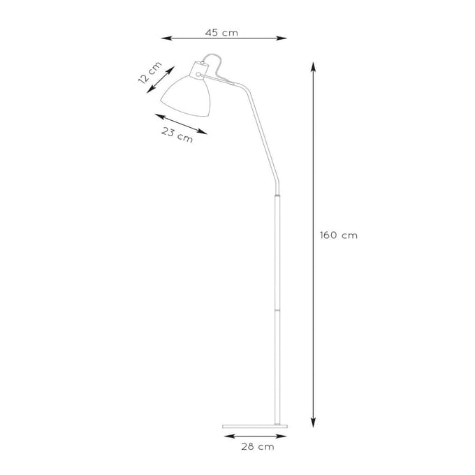 Lucide SHADI - Leeslamp - 1xE27 - Zwart