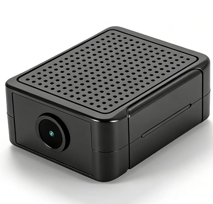 CRLYN® Miniatuur Camera - Verborgen Opname - Beveiliging Huis - Bewegingsdetectie - Zwart