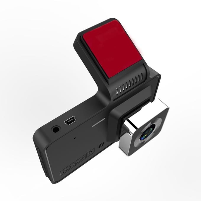 1080P DVR Dash Camera 4 Inch Auto Dashcam Rijrecorder 170 graden Groothoek met Touchscreen Ondersteuning zwart