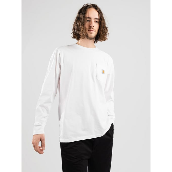 Carhartt WIP Pocket Longsleeve wit