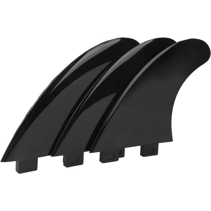 3-delige Nylon Vinnen Set Rechts Midden Links voor Surfplank Paddle Board Accessoires ZwartSurfplank Vin black