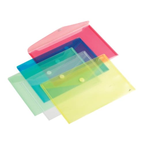 Enveloptas Europel A4 335x240mm dwars PP transparant wit