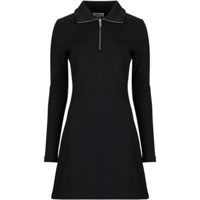 Calvin Klein Jeans  Korte Jurk A- SCUBA FIT   FLARE HALF ZIP DR