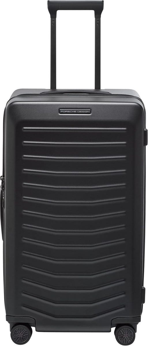 PORSCHE DESIGN Trolley Roadster HC 4W Trunk Black Matte Zwart 71cm