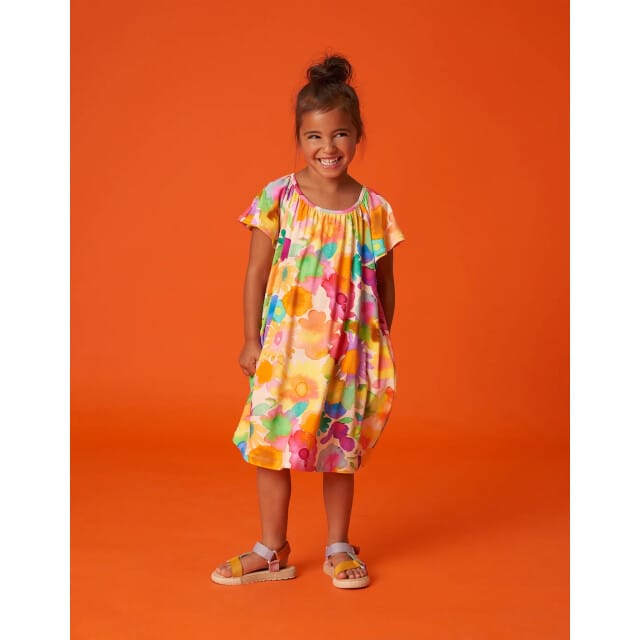 Oilily DSunny jersey jurk- maat152/12yr Buckthorn Brown