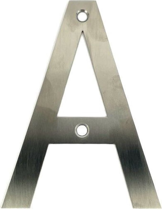 RVS bord letter A