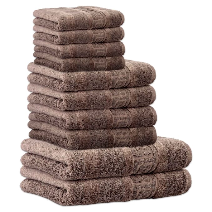 Cawoe Handdoek C Noblesse Een maat, 50x100 Set van 10