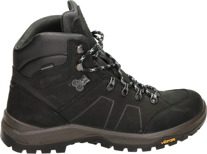Grisport Utah Mid Zwart Wandelschoenen