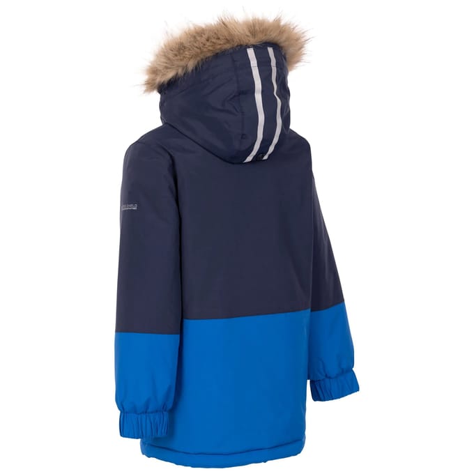 Trespass Regenjas Laytone voor kinderen (Marineblauw)