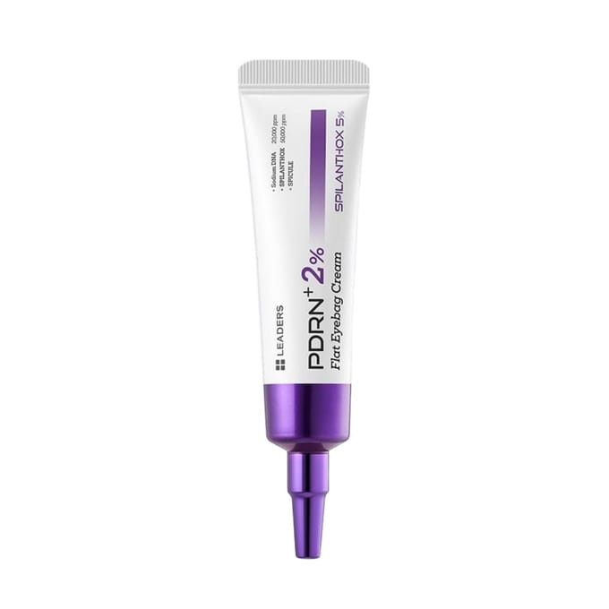 LEADERS PDRN+ 2% Platte Oogzak Nachtverzorgingscrème Verstevigend Gladmakend 20ml white