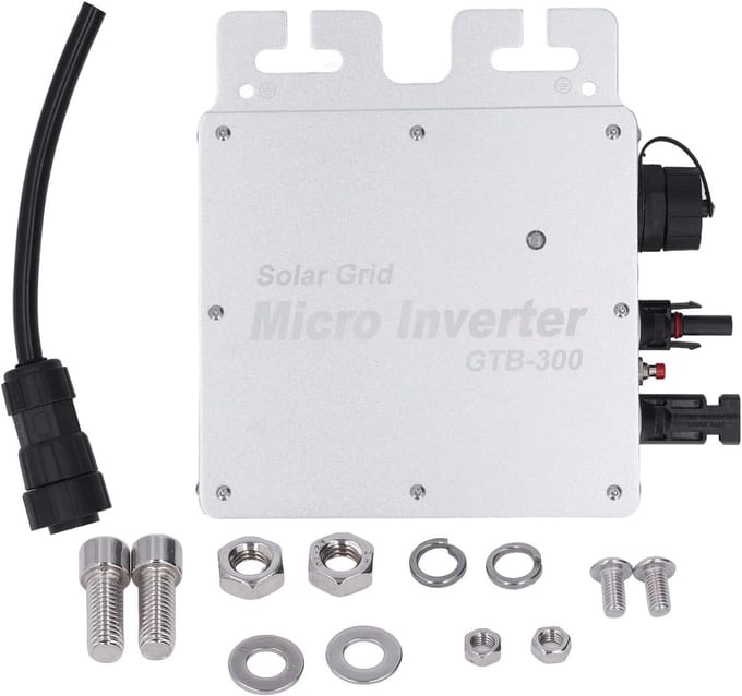 Micro-omvormer Solar - Netgekoppelde Omvormer - Energie Omzetten - IP65 Waterdicht - 300W Vermogen