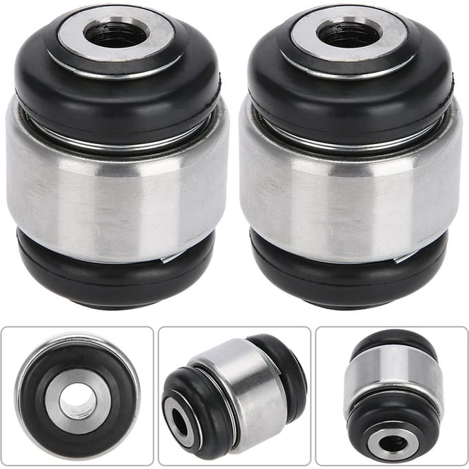 2 stuks Achterste Draagarm Bovenste Bus voor E36 E46 E85 Z4 33321140345 gray