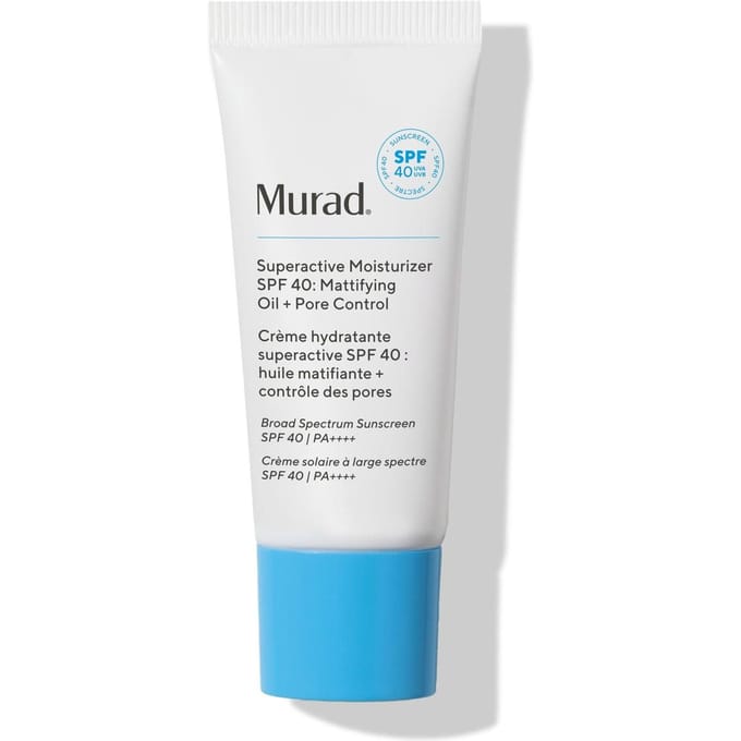 Murad. Blemish Control Superactive Mattifying Oil + Pore Moisturizer SPF 40 Vochtinbrengende crème Dames 50 ml
