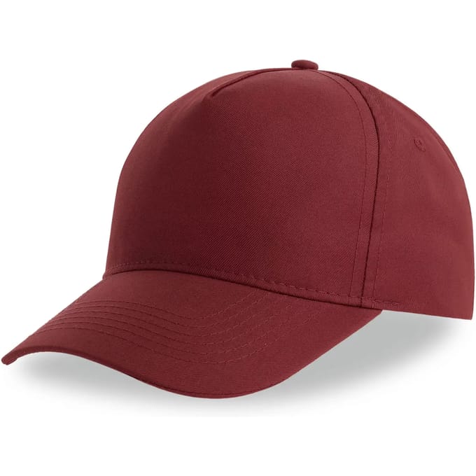 Atlantis Headwear Recy Five Cap AT112 - Burgundy - One size