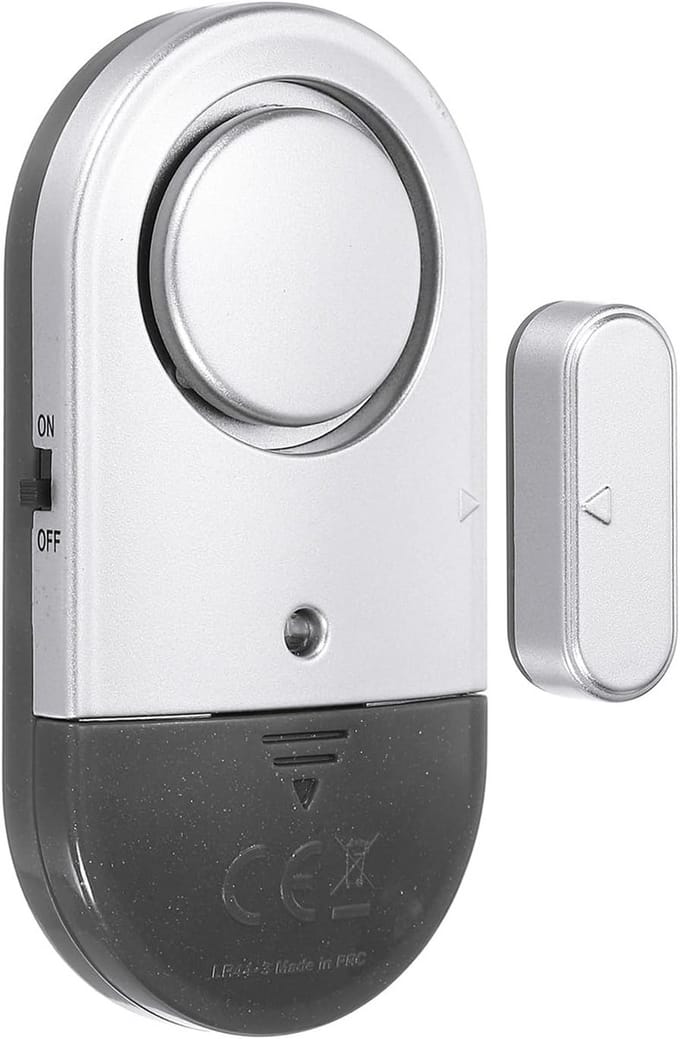 Drie Stuks Deuralarm Sensor 125dB voor Huisbeveiliging