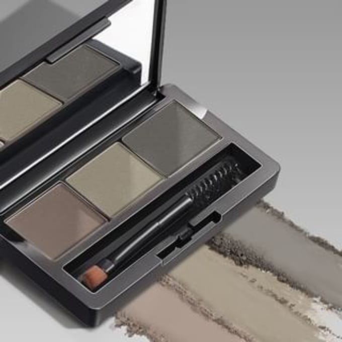 NOVO - Mist Shaped Tri-Color Eyebrow Powder - 3 Colors 03# Moss Green - 4.8g