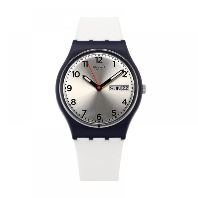 SWatch Gn720 Tech Mode White Delight Public Urethaan Horloge GN720 gray