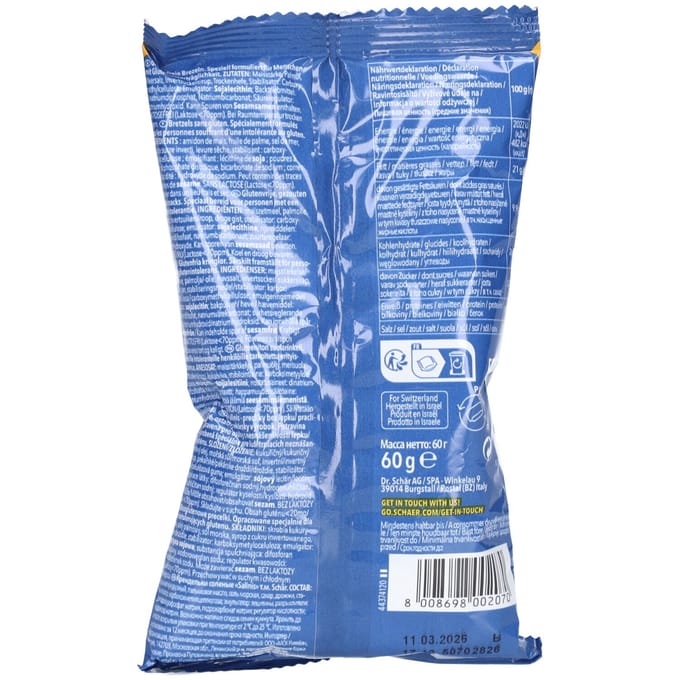 Schär Salinis Glutenvrij 60 Snack