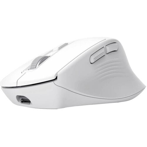 Trust Niven - Draadloze Muis - Multi-device - Stille Knoppen - Oplaadbaar - Wit