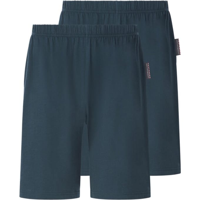 Jan Vanderstorm herren Pyjamabroek, Kort - 52/54 - petrol - Plus Size