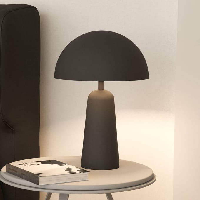 EGLO Aranzola Tafellamp - E27 - 45 cm - Zwart - Staal