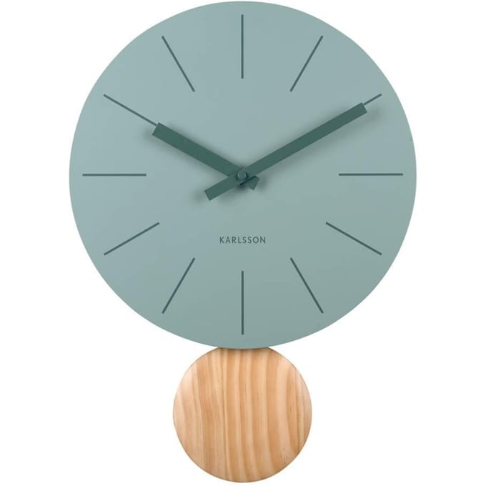 Wandklok Arlo met pendulum | KARLSSON