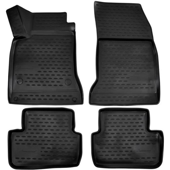Tapis de sol en caoutchouc - Exclusive - Mercedes Classe GLA X156 - 4 pièces - Imperméable - Antidérapant